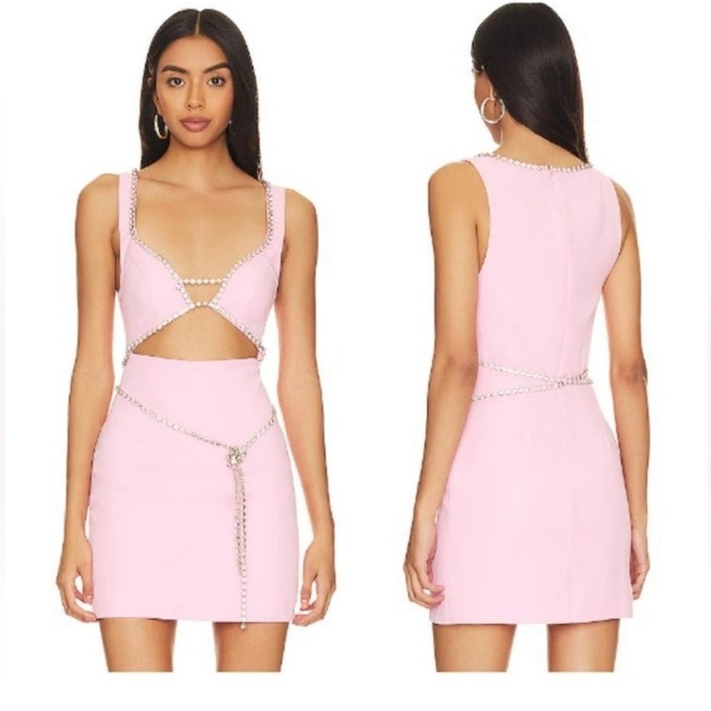 Majorelle Matteson Mini Dress in Bubblegum Pink size small